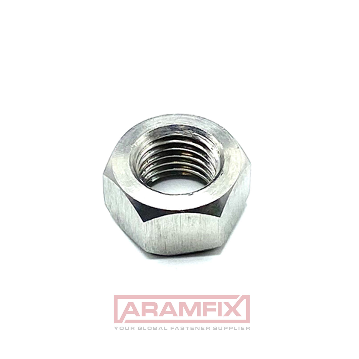 Sechskantmuttern ISO 4032 M24 — AISI 321H · blanker Edelstahl · Hex  2