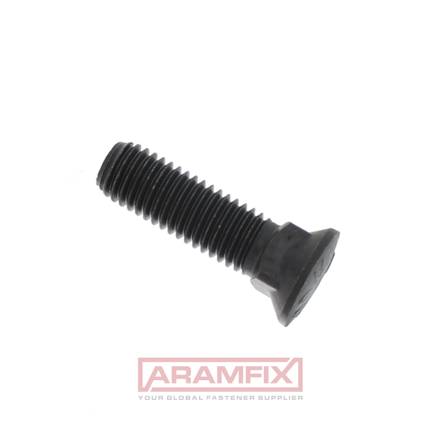 Flat countersunk square neck bolt M12 x 35mm
