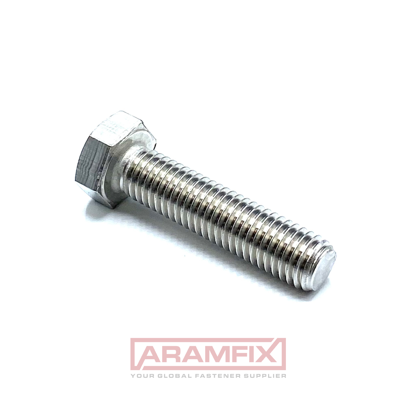 DIN 933 Hex Bolt M16 x 45mm Class A2-80 PLAIN Stainless 25 pcs/Box 2