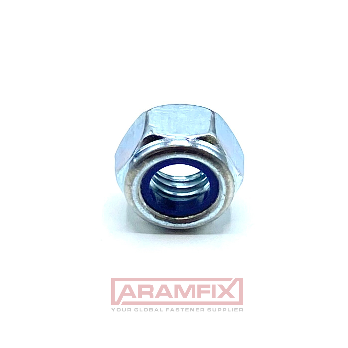 DIN 985 Locknuts Nylon Insert M16 Class A2 Zinc Plated 50 pcs/Box 2