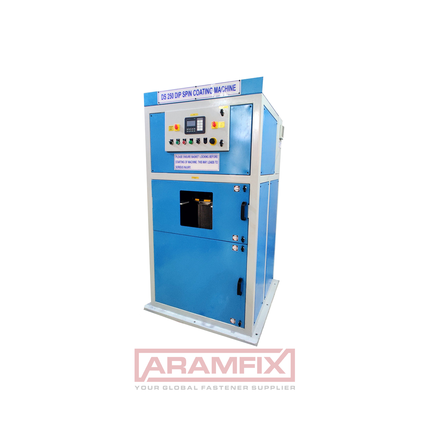 Dip-Spin Coating Machine 250mm basket x LxWxH- 1500x1500x1890mm