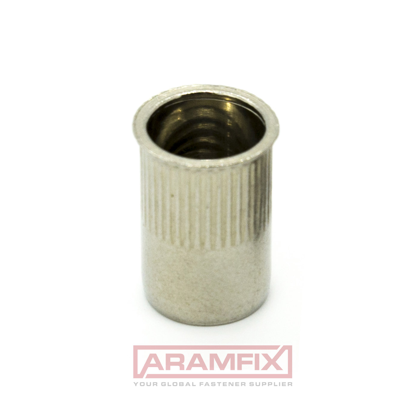 TSKNI2 Reduced Head Round Grooved Open End Rivet Nut M4 x 10 mm Class A2 PLAIN Stainless 5.000 pcs/Box 2