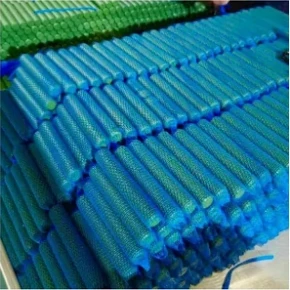 Green and blue coated fasteners