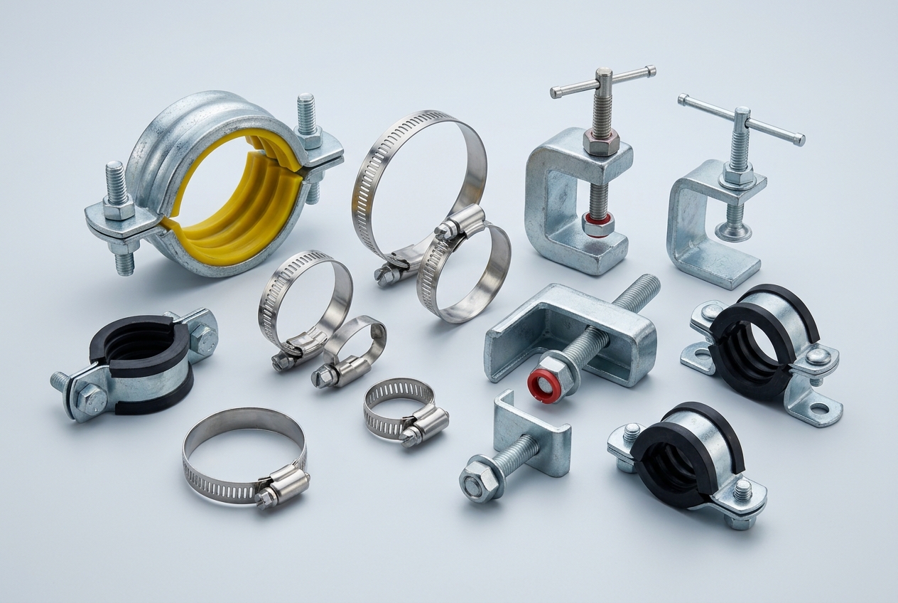 Clamps fasteners