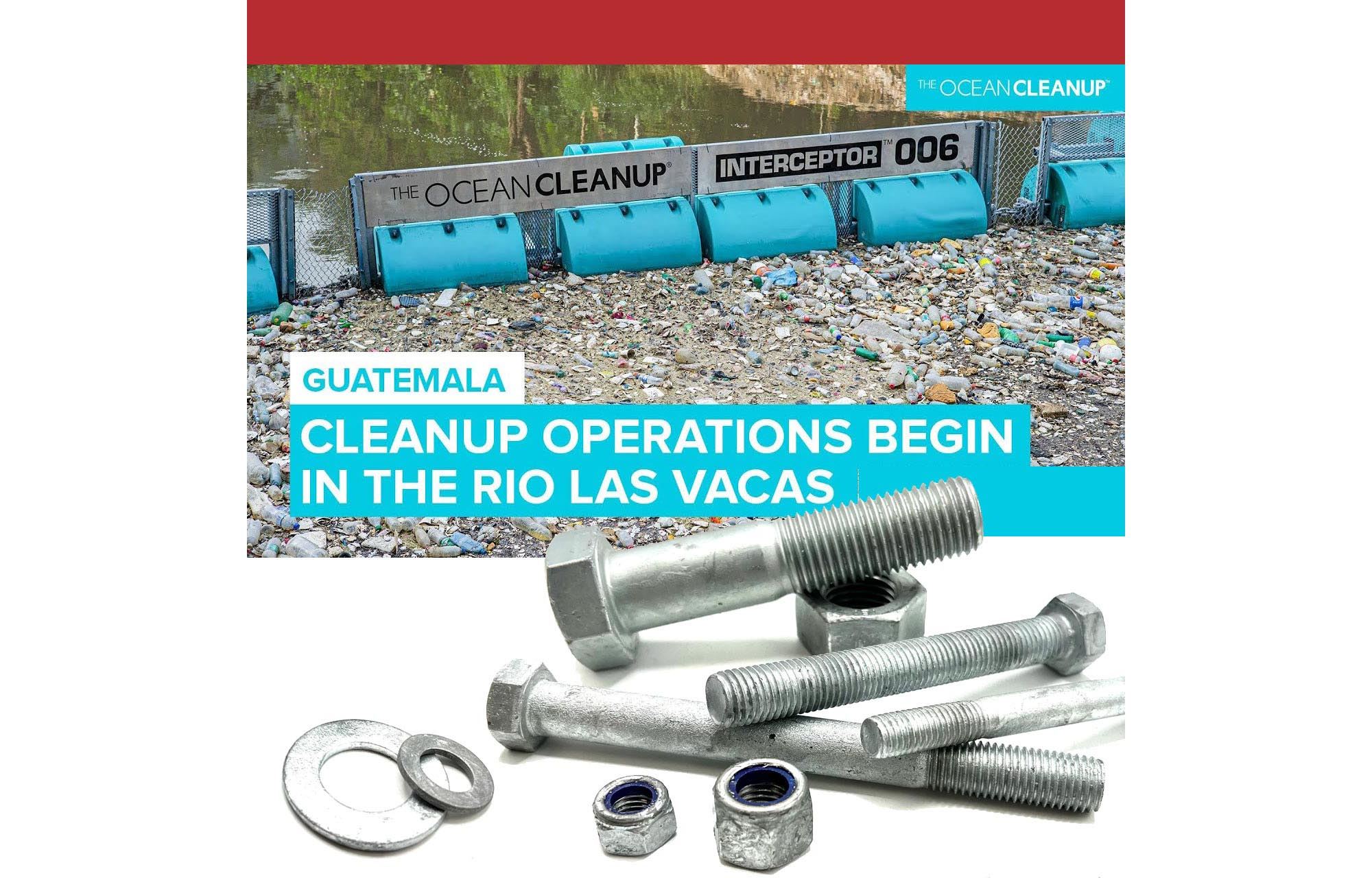 The Ocean Cleanup project supported by ARAMFIX