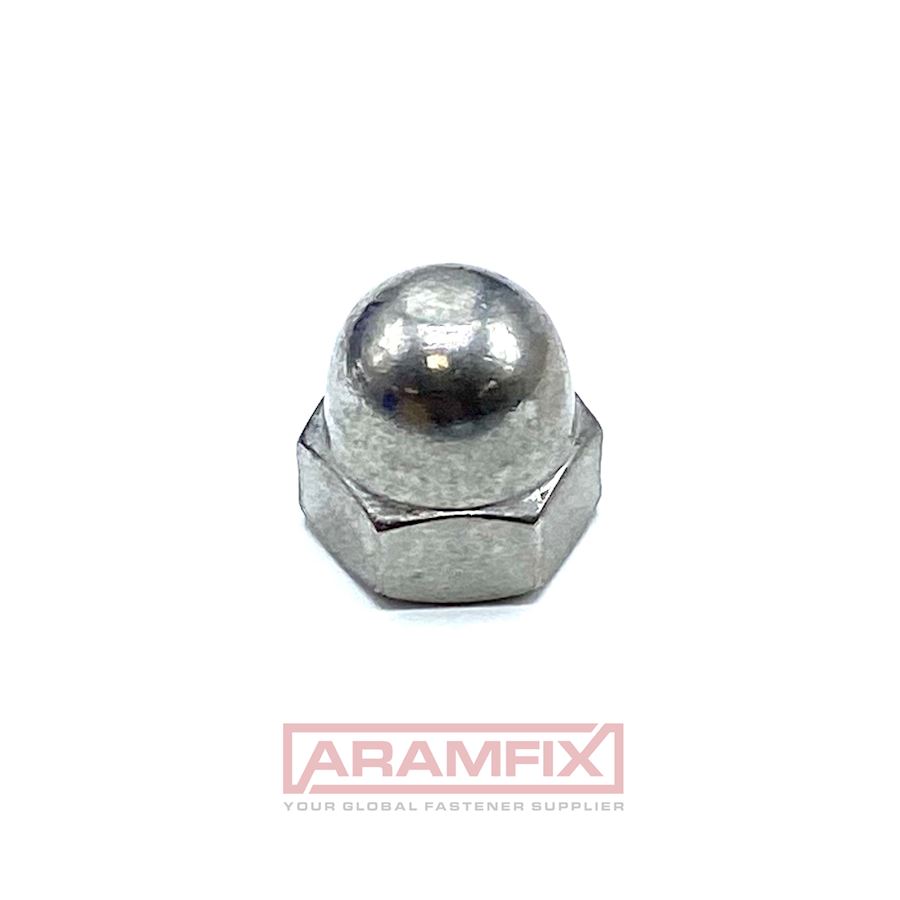 DIN 1587 Cap Nut M3 Class A2 PLAIN Stainless 200 pcs/Box 2